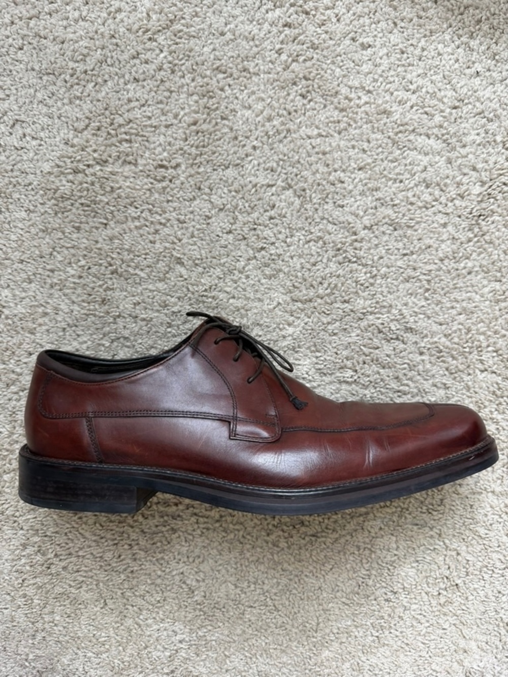 Cole Haan Waterproof Mens Size 12 M Brown Leather Split Toe Shoes C04482